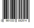 Barcode Image for UPC code 0661033892514