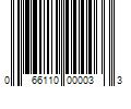 Barcode Image for UPC code 066110000033