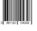 Barcode Image for UPC code 0661120104308