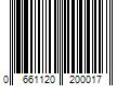 Barcode Image for UPC code 0661120200017