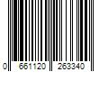 Barcode Image for UPC code 0661120263340