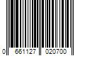 Barcode Image for UPC code 0661127020700