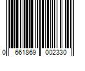 Barcode Image for UPC code 0661869002330