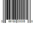 Barcode Image for UPC code 066188000058