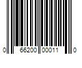 Barcode Image for UPC code 066200000110