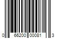 Barcode Image for UPC code 066200000813