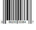 Barcode Image for UPC code 066200003647