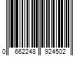 Barcode Image for UPC code 0662248924502