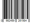 Barcode Image for UPC code 0662459261984. Product Name: Bahco Tools CDI Torque Products 2502MRPH 3/8-Inch Drive Adjustable Micrometer Torque Wrench  Torque Range 30 to 250-Inch-Pounds