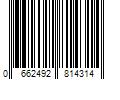 Barcode Image for UPC code 0662492814314