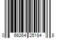 Barcode Image for UPC code 066264251848