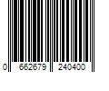 Barcode Image for UPC code 0662679240400