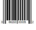 Barcode Image for UPC code 066283000052