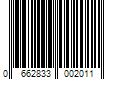 Barcode Image for UPC code 0662833002011