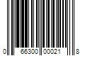 Barcode Image for UPC code 066300000218