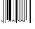 Barcode Image for UPC code 066300000591