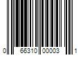 Barcode Image for UPC code 066310000031