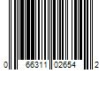 Barcode Image for UPC code 066311026542