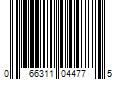 Barcode Image for UPC code 066311044775