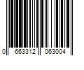 Barcode Image for UPC code 0663312063004