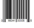 Barcode Image for UPC code 066341000055