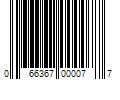 Barcode Image for UPC code 066367000077