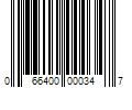 Barcode Image for UPC code 066400000347