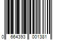 Barcode Image for UPC code 0664393001381