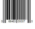 Barcode Image for UPC code 066463000070