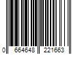 Barcode Image for UPC code 0664648221663