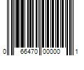 Barcode Image for UPC code 066470000001