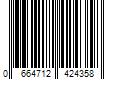 Barcode Image for UPC code 0664712424358