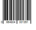 Barcode Image for UPC code 0664804001351