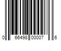 Barcode Image for UPC code 066498000076