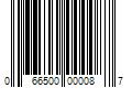 Barcode Image for UPC code 066500000087