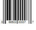 Barcode Image for UPC code 066503000077