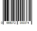 Barcode Image for UPC code 0665072000374