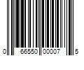 Barcode Image for UPC code 066550000075