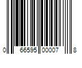 Barcode Image for UPC code 066595000078