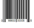 Barcode Image for UPC code 066600000055