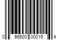 Barcode Image for UPC code 066600000154