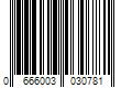 Barcode Image for UPC code 0666003030781