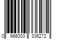 Barcode Image for UPC code 0666003336272