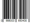 Barcode Image for UPC code 0666003650408