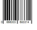 Barcode Image for UPC code 0666003683314