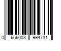 Barcode Image for UPC code 0666003994731