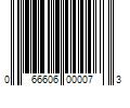 Barcode Image for UPC code 066606000073