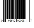 Barcode Image for UPC code 066612000067