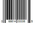 Barcode Image for UPC code 066614000065