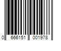 Barcode Image for UPC code 0666151001978